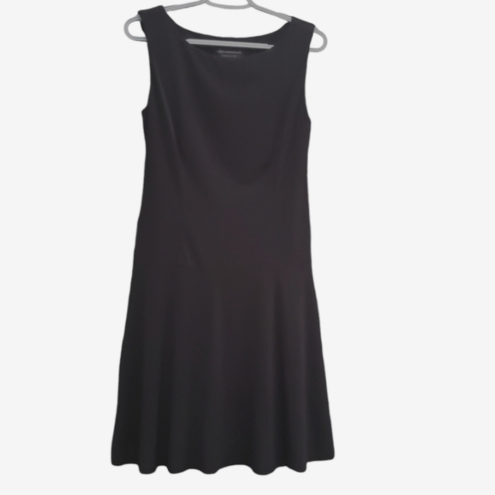 Connected Apparel Sleeveless Little Black Dress 8 Stretchy Pullover S